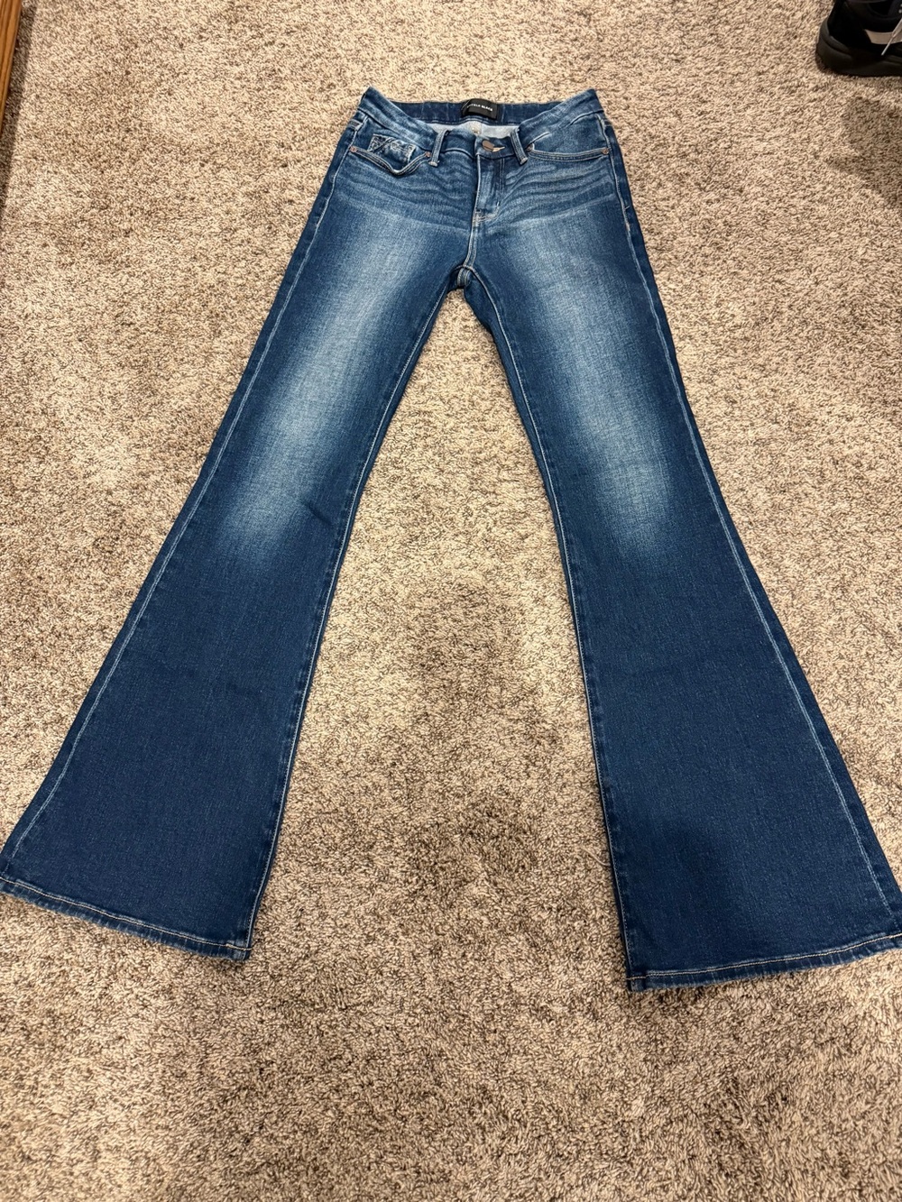 Buckle Blue Flare Jeans
